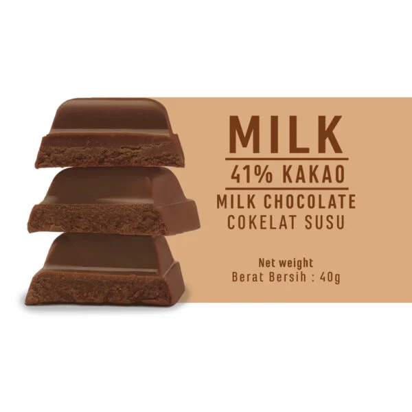 Chocolate Monggo Bar Milk Cokelat Susu 41% Coklat 2