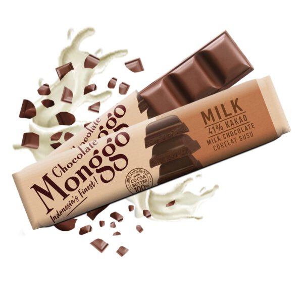 Chocolate Monggo Bar Milk Cokelat Susu 41% Coklat