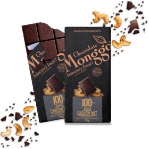 Chocolate Monggo Cashew Nuts Dark Cokelat Hitam 100% Coklat
