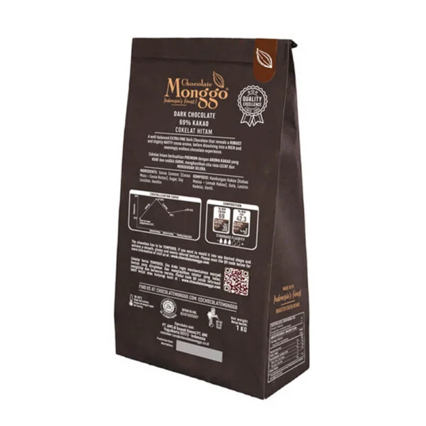 Chocolate Monggo Dark Cokelat Couverture 69% Kakao 2