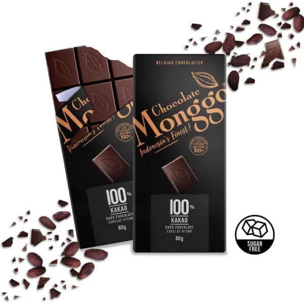Chocolate Monggo Dark Cokelat Hitam 100% Coklat