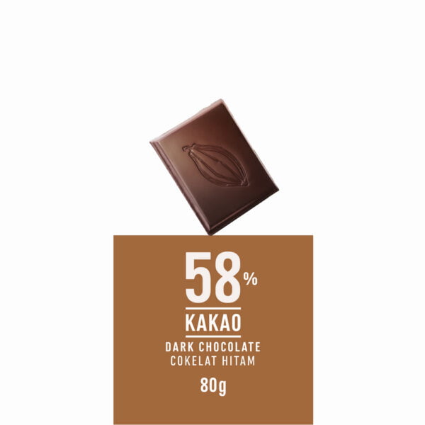 Chocolate Monggo Dark Cokelat Hitam 58% 3