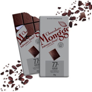 Chocolate Monggo Dark Cokelat Hitam 77% Coklat