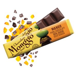 Chocolate Monggo Mango Bar Dark Cokelat Hitam 58% Coklat