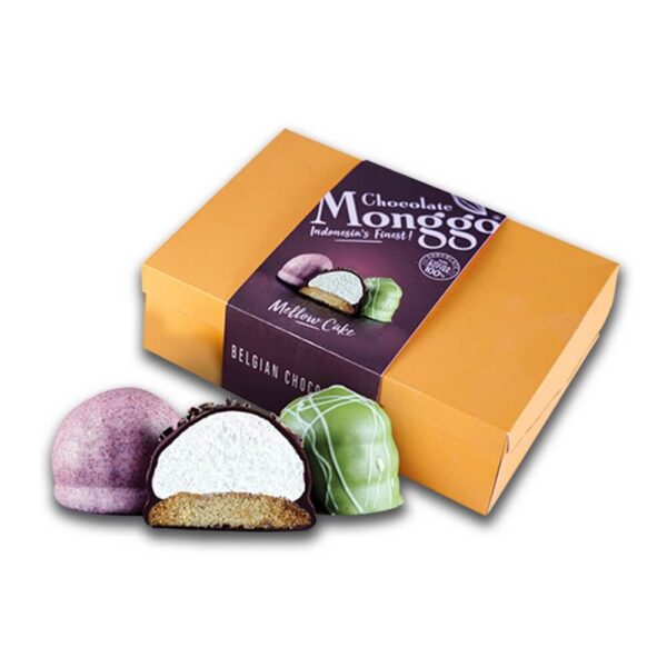 Chocolate Monggo Mellow Cake Box