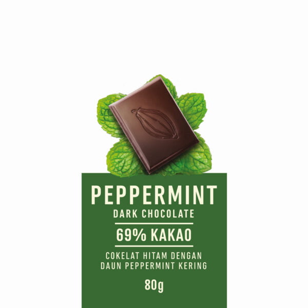 Chocolate Monggo Peppermint Dark Cokelat Hitam 69% Coklat 3