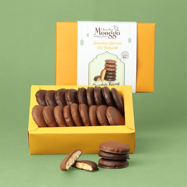 Chocolate Monggo Ramadan Coklat Biscuits 2x9pcs 220g