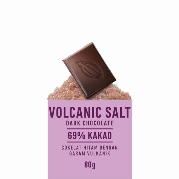 Chocolate Monggo Volcanic Salt Dark Cokelat Hitam 69% Coklat 3