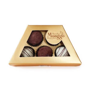 Chocolate Monggo praline ganache dark & coffee mixed truffles