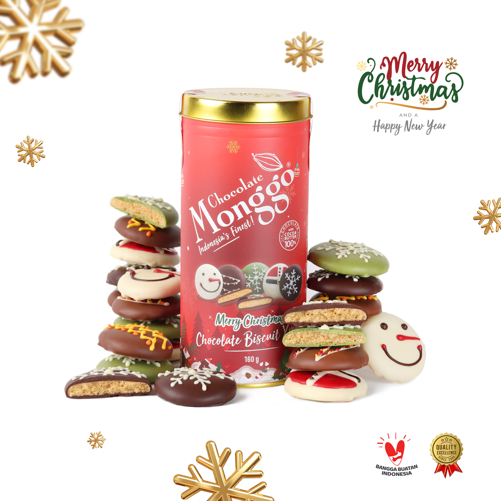 CHRISTMAS BISCUITS Mix Flavors 160g