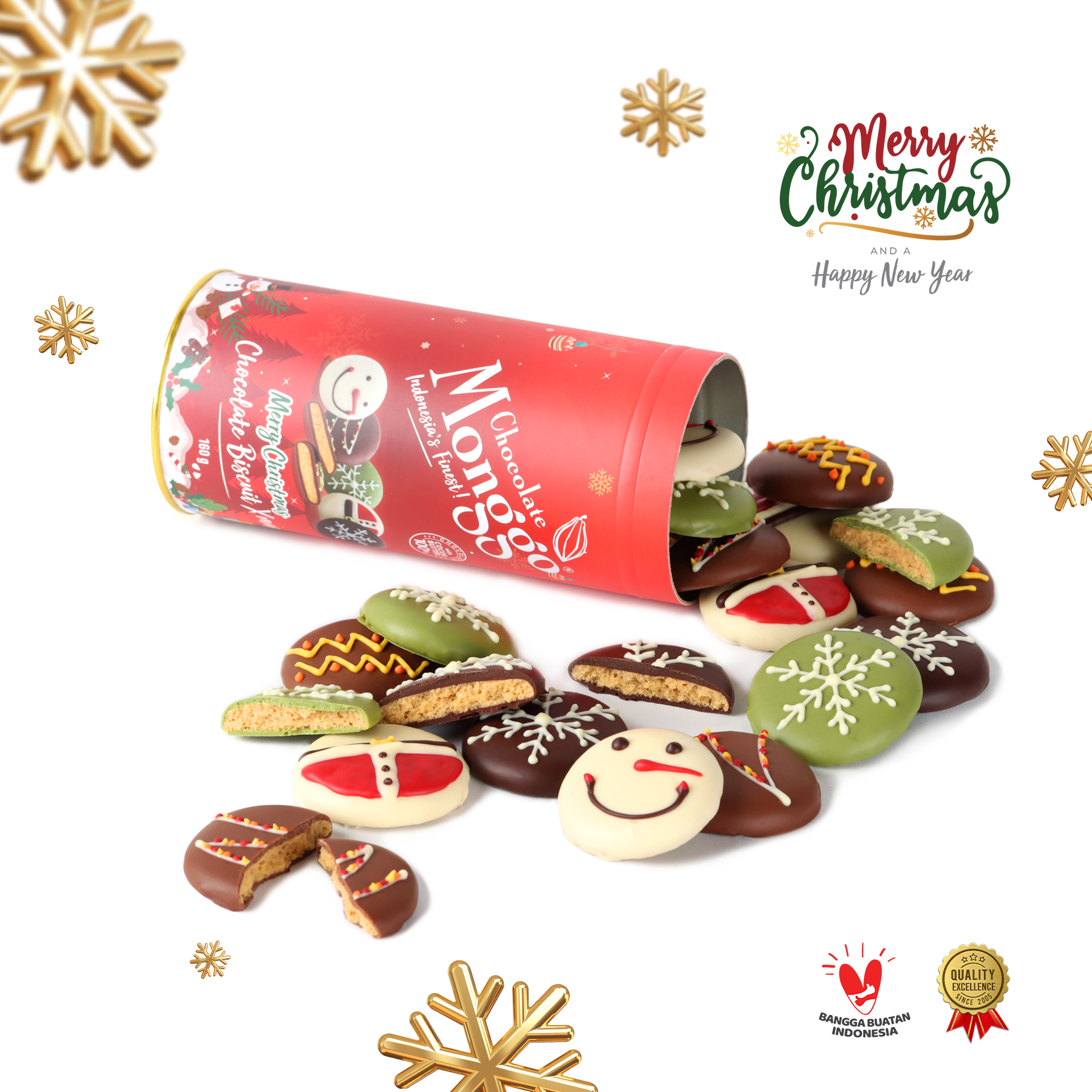 CHRISTMAS BISCUITS Mix Flavors 160g - Image 2
