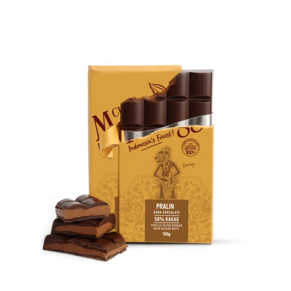 GARENG Dark Chocolate 58% Of Cocoa - Tablet 100g