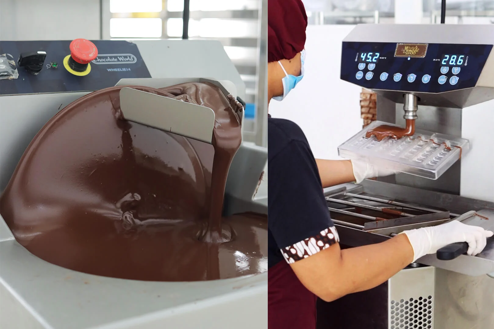 9. Pengatur Suhu & Pencetakan (Tempering & Molding)