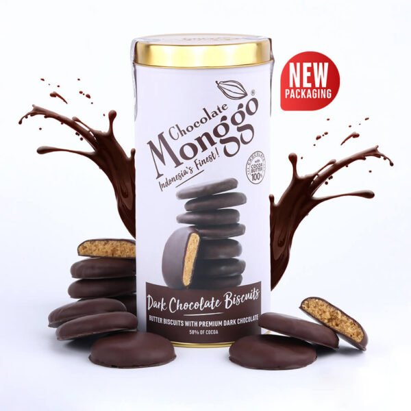 Dark Chocolate Biscuits Butter Biscuits with Premium Dark Chocolate - Chocolate Monggo