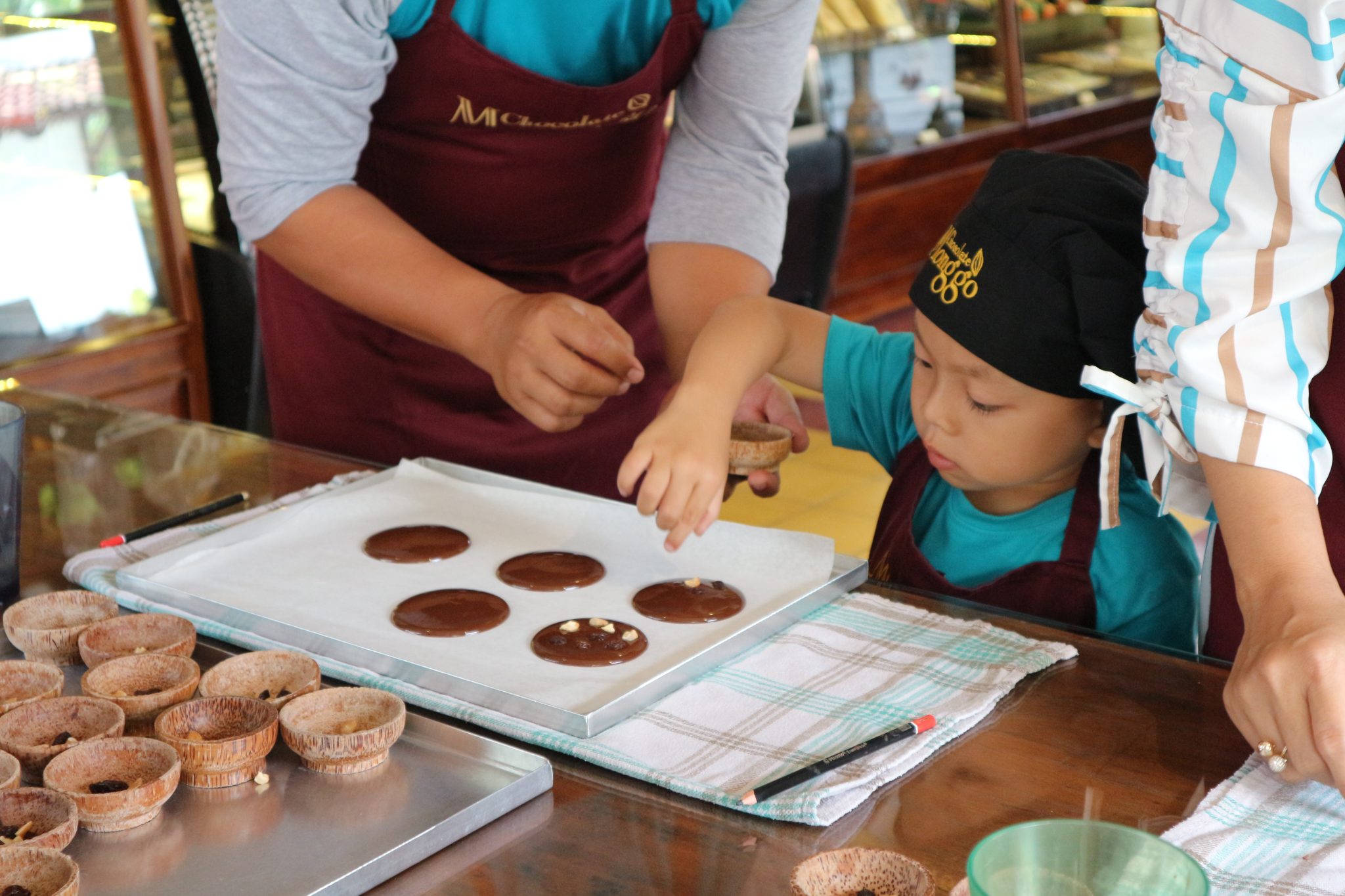 Aktivitas anak-anak di Museum Cokelat Monggo