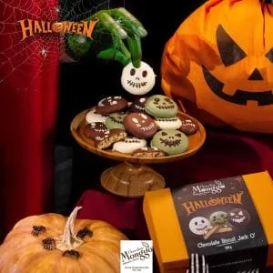 HALLOWEEN JACK O` CHOCOLATE BISCUITS  12pcs 200g