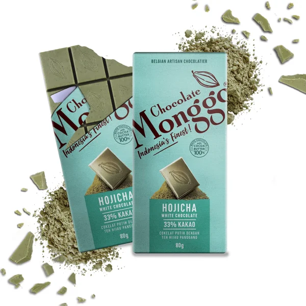HOJICHA White Chocolate 33% of Cocoa - Tablet 80g