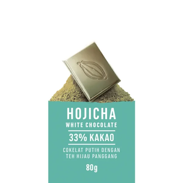 HOJICHA White Chocolate 33% of Cocoa - Tablet 80g - Image 3